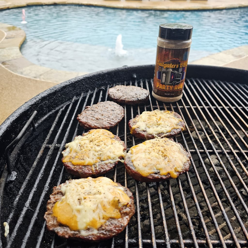 Tailgaters BBQ Rub Burgers